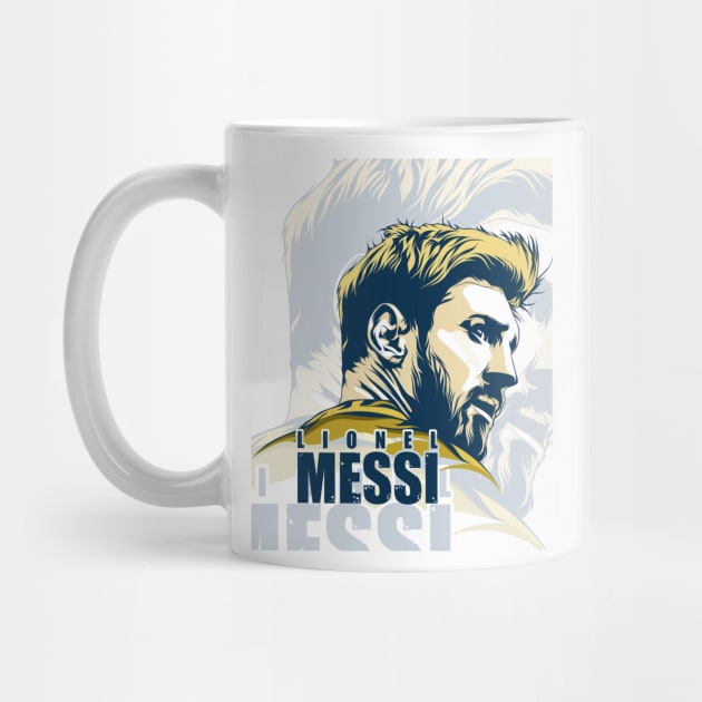 Lio Messi from the back by LustraOneOne